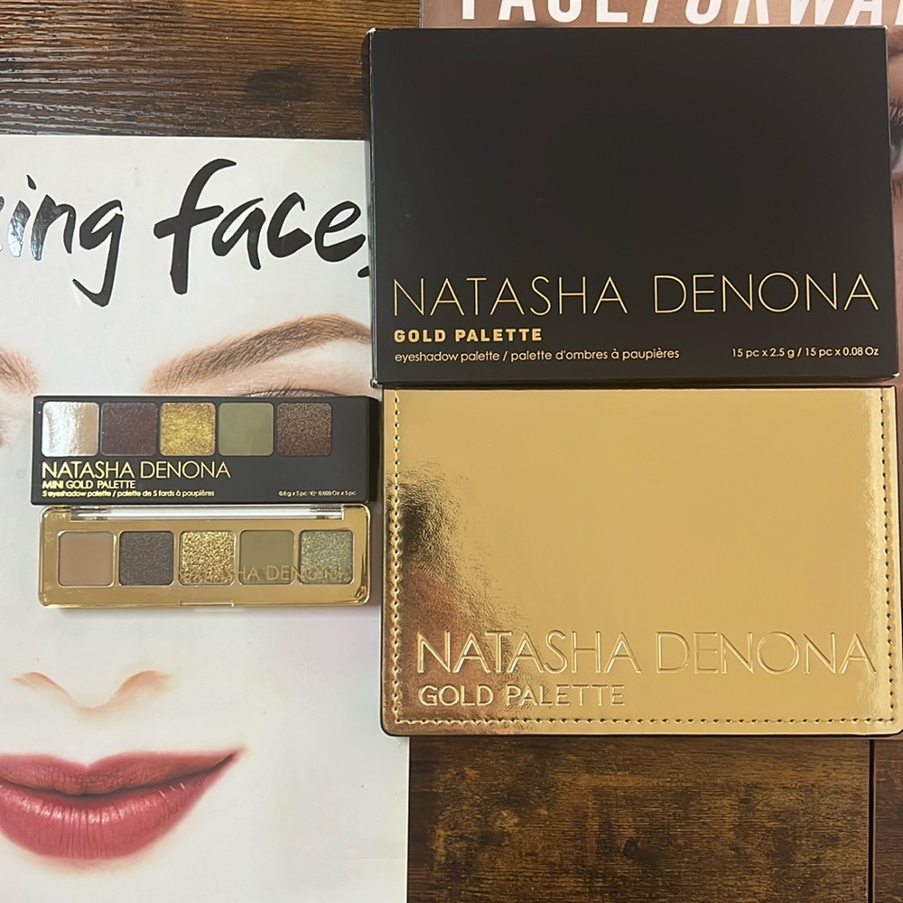 💛Natasha Denona Gold Palette and mini Gold 🎨